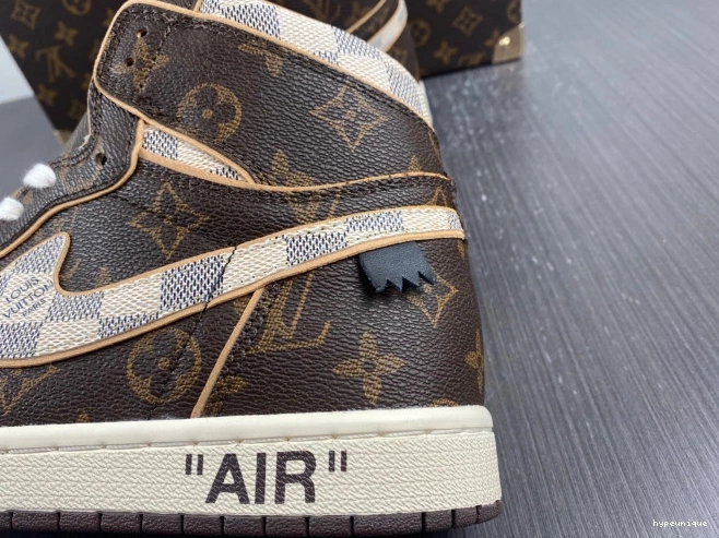 HYPE Air OFF-WHITE 1 Jordan x LV 0730
